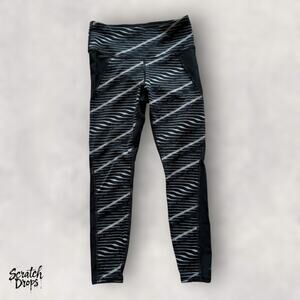 Athleta Womens Patterned Leggings Small Waist 26 Inseam 25 Rise 9.5 Yoga